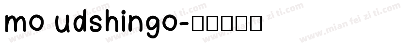 mo udshingo字体转换